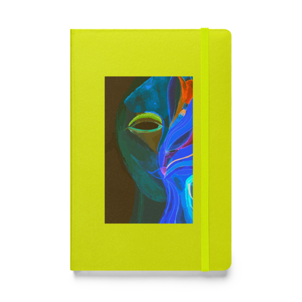 hardcover bound notebook lime front 657a512762057