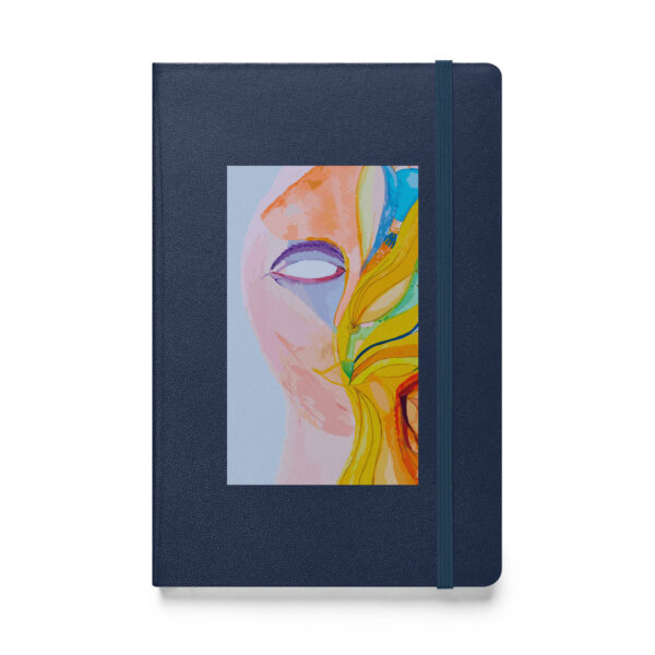 hardcover bound notebook navy front 657a51ea121a4