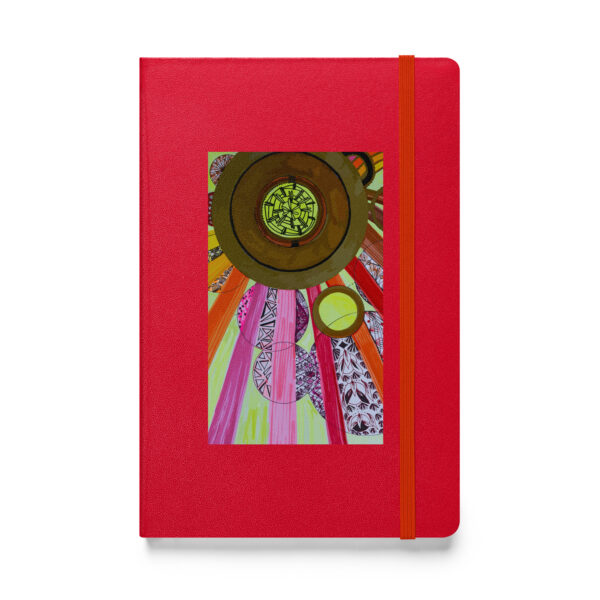 hardcover bound notebook red front 657a54765826f